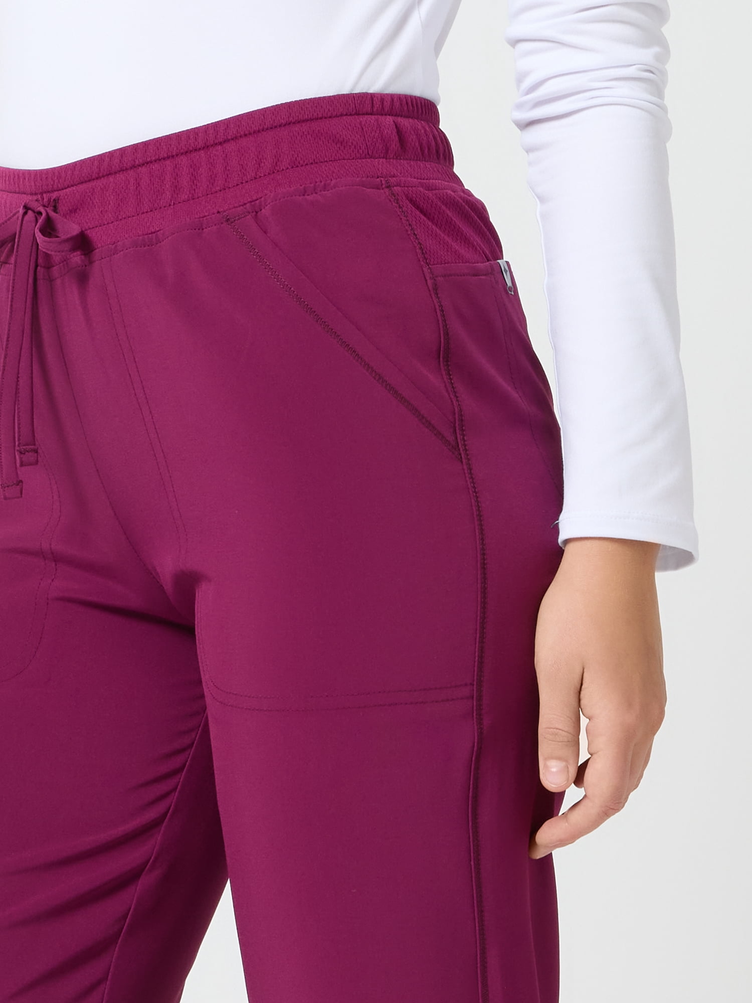 Scrubstar Performance Women’s Antimicrobial Drawstring Cargo Straight Leg Scrub Pant, Sizes XS–3XL