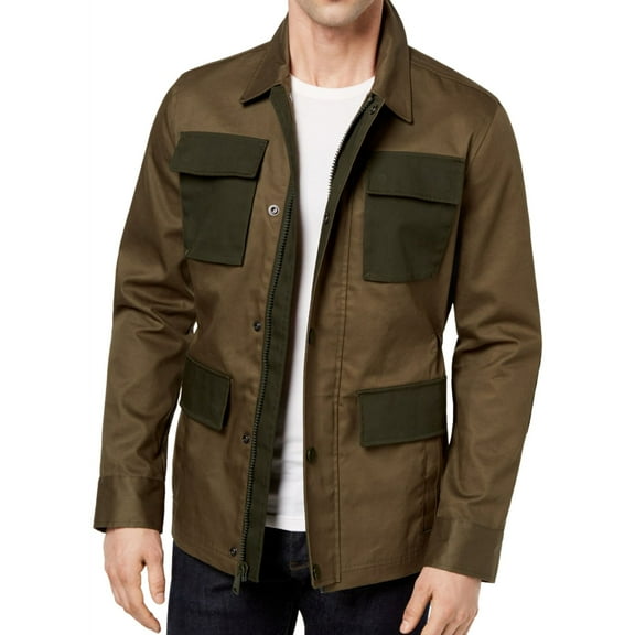 Tommy Hilfiger Mens Shorewood Field Jacket, Green, Large