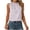 Beige, variant on Mnuaqn Women's Silk Satin Tank Tops Mock Neck Camisole Dressy Sleeveless Blouse Business Casual Pleated Summer Shirts 2026 (White, L)