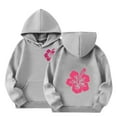 thumbnail image 4 of Mikilon Hoodies for Teen Girls Size 10-12 Fashion Long Sleeve Shirts Round Neck Solid Color Graphic Comfortable Sweatshirts Fall and Winter Casual Cute Clothes, 4 of 4