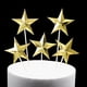 thumbnail image 5 of 60 piezas de palillos de pastel de estrella 3D, adornos creativos para cupcakes, postres, pasteles, suministros para fiestas, cumpleaños, bodas (dorados, talla M), 5 of 7