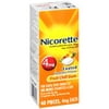 Nicorette Nicotine Coated Gum to Stop Smoking, 4mg, Fruit Chill Flavor - 40 Count