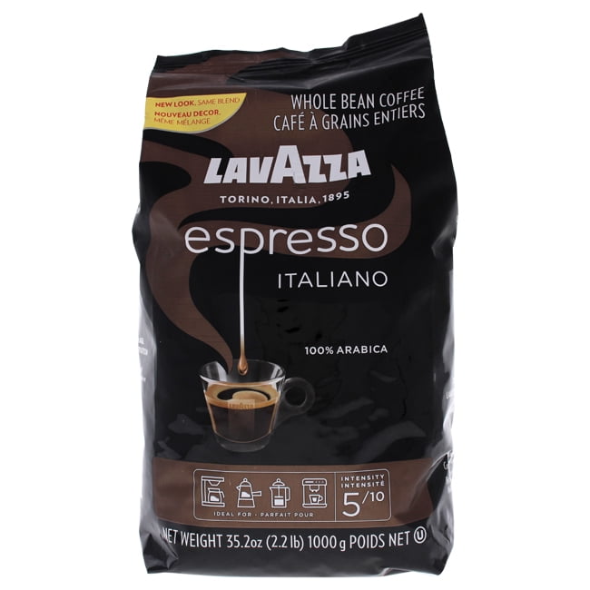 Caffe Espresso Medium Roast Whole Bean Coffee by Lavazza for
