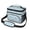 Robot and Gears-1, variant on Robot and Ufos Blue Pattern Insulated Lunch Box for Women Men, Medium Leakproof Cooler Bag with Adjustable Strap, 10"x6.7"x8"