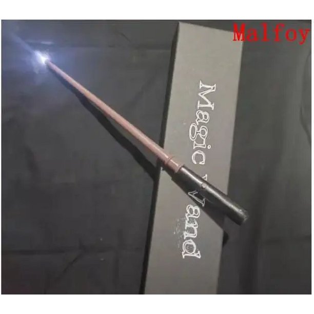 2025 Varita mágica con luz LED de Harry Potter, Ron Dumbledore, Snape, Sirius, Hermione Voldemort, varitas mágicas ligeras, regalos de cosplay, juguetes de acción