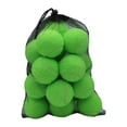 thumbnail image 1 of 20 pelotas de tenis resistentes al desgaste para practicar ejercicio y entrenamiento. Verde, 1 of 9
