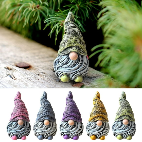 Gosuguu Resin Gnome Dwarf Garden Ornament, Home and Outdoor Decoration for Garden, Patio, Yard, and Fairy Tale Themed Decor