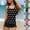 Black, variant on Fancifize Kids Tween Bathing Suits 2 Piece Tankini Swimsuits for Teens Girls Beach Heart Printed Padded Bra Swimwear