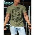 thumbnail image 2 of Gymish Don’t Want Sleeves to Fall Off Workout Shirt – Funny Gym T-Shirt for Men, Lifting Tee, Men’s Athletic Workout Apparel, 2 of 5