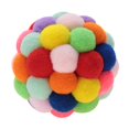 thumbnail image 1 of Colorful Plush Pet Toy Play Ball for Dog Puppy Cat Exercise Interactive Training Tool M, 1 of 4