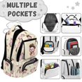 thumbnail image 6 of Aplkyhs 17 Inch Backpack for Students 12-18 Durable School Bookbag for Middle High School Teens Daily Use Music Axolotl, 6 of 7