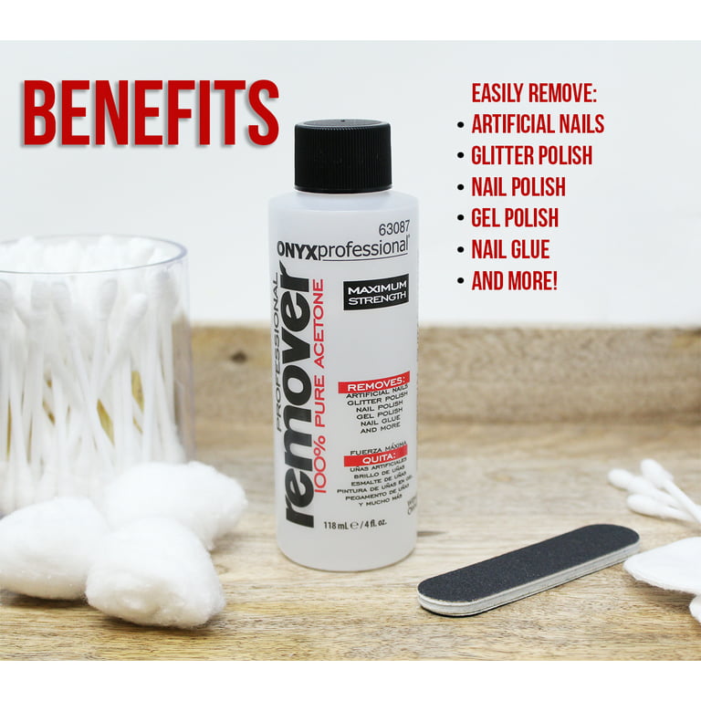 100% Pure Acetone - Nail Polish Remover