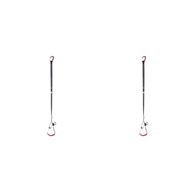 Sonducket Escalada en roca Foot Loop Ascender profesional Accesorio Conveniente Herramientas de montañismo ajustables para deportes al aire Negro 2piezas