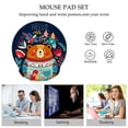 thumbnail image 4 of braveheart Mouse Mat with Wrist Support Cartoon Patterns Computer Accessories PC Components Perfect Gifts for Desktop Game Office No.1 1Set, 4 of 6
