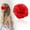 Red, variant on Under $3 Artificial Rose Head Faux Rose Bloom Cloth For Diy Wreath Craft Base Wedding Bouquet Accent White (1Pc)