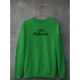 thumbnail image 3 of Happy Halloween Phrase Sweatshirt Women -Image by Shutterstock, Female Large, 3 of 4