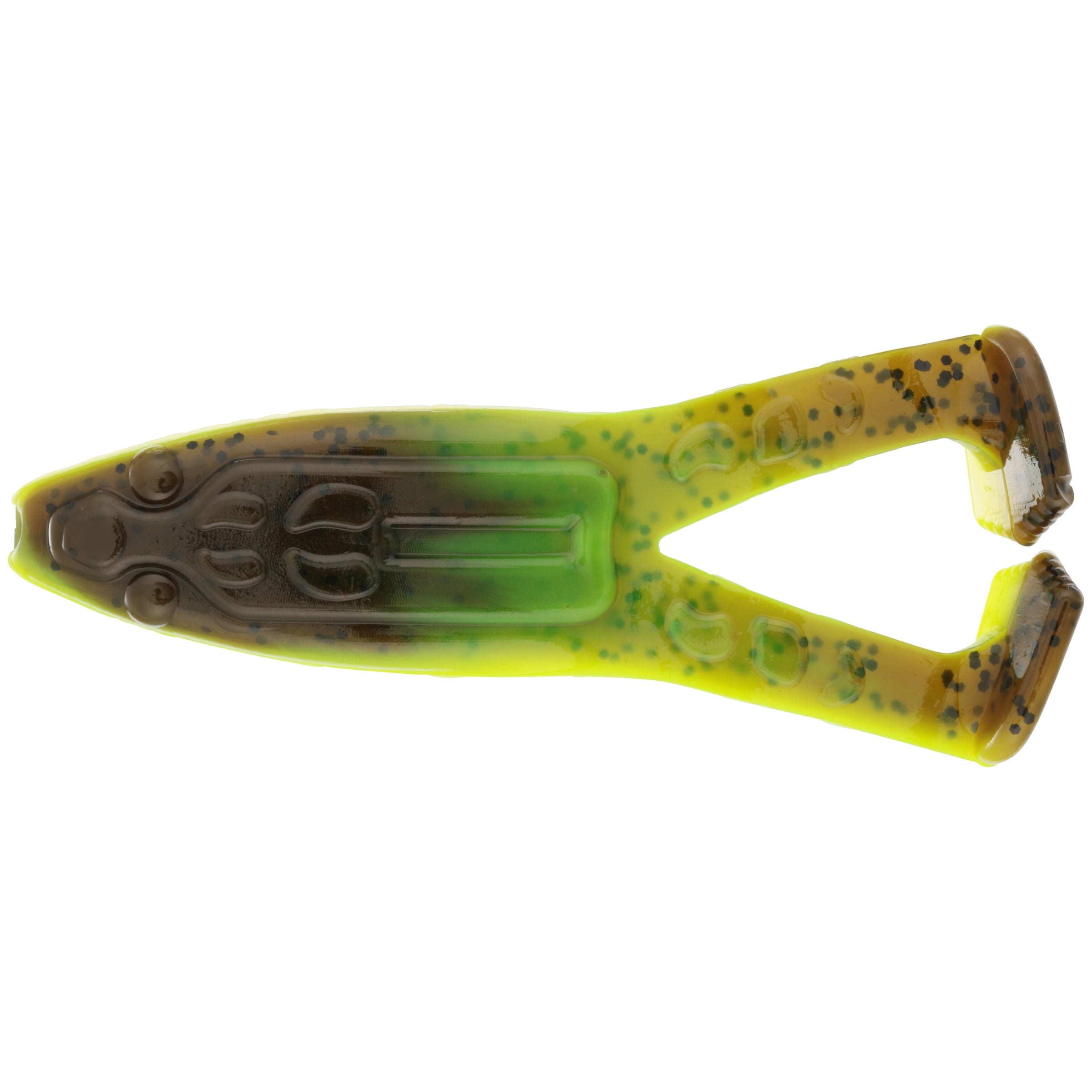 (2 pack) Strike King Super Toad 4" Green Pumpkin Chartreuse Belly Soft Bait Lure
