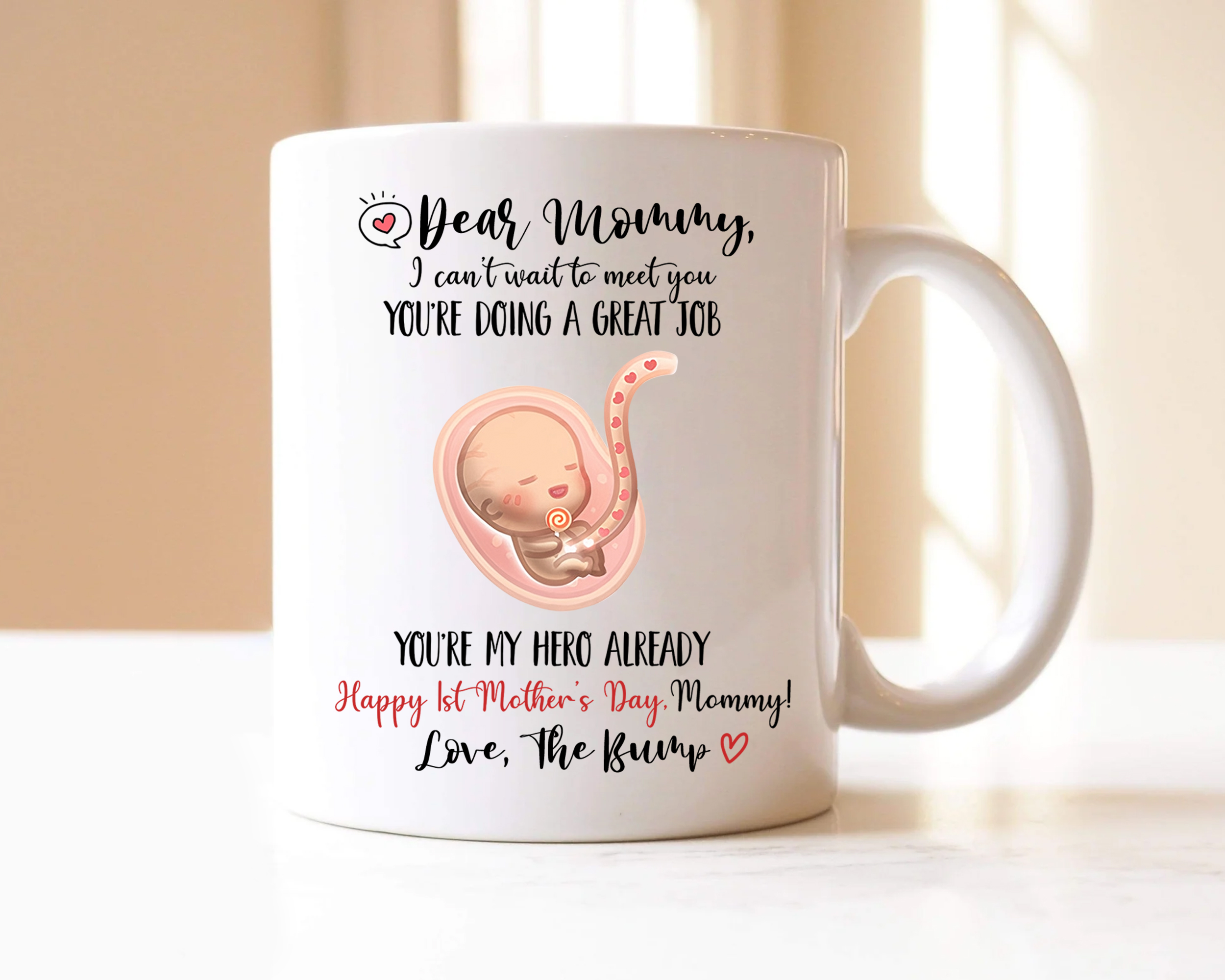 New Mom Mug Mothers Day Gift Expecting to Be New Mommy Gift Baby Shower New  Parent Gift Mom Est Year Gifts for First Time Moms 