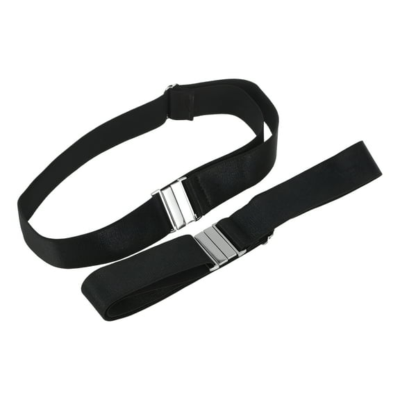 TELOLY 2pcs Women's High Elastic Adjustable Large Sock Garters 23.19x0.86x0.12in