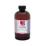 Nailite Premium Omega - Liquid Monomer, Professional System for Acrylic Powder Nail Extension, Non-Yellowing Effect, EMA Formula and Extra Adhesion – Violet (16 FL. Oz.)