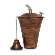 Legends International Kona Style Tabletop Tiki Torch Brushed Bronze - 1 Pack
