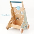 thumbnail image 5 of PairPear Andador de madera para bebés, centro de actividades con clasificador de formas, juguete Montessori Walker, juguetes de empuje para niños y niñas de 1, 2 y 3 años, 5 of 5