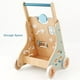 thumbnail image 5 of PairPear Andador de madera para bebés, centro de actividades con clasificador de formas, juguete Montessori Walker, juguetes de empuje para niños y niñas de 1, 2 y 3 años, 5 of 5