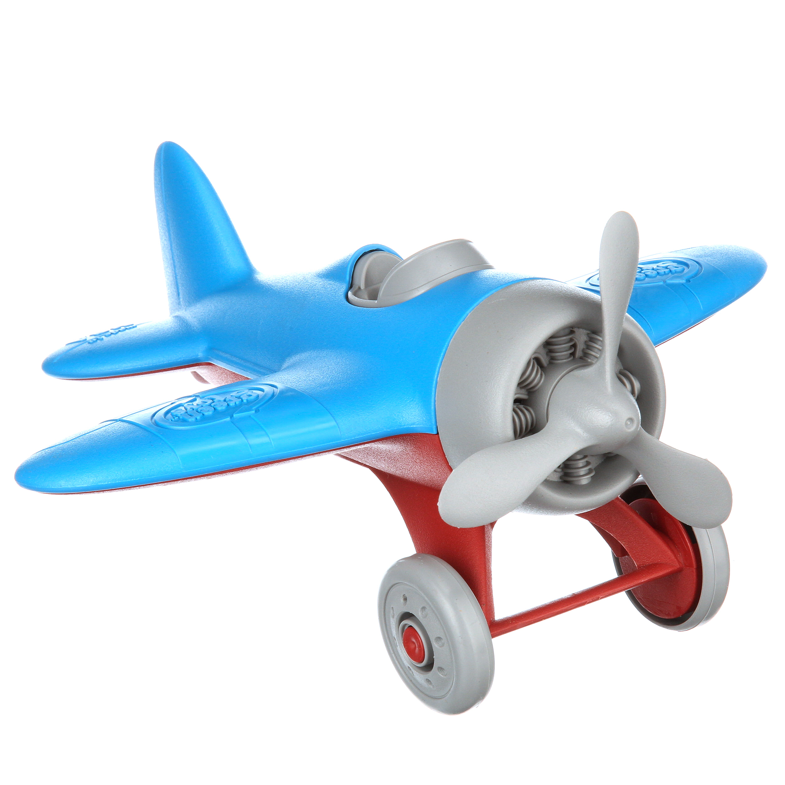 blue toy airplane