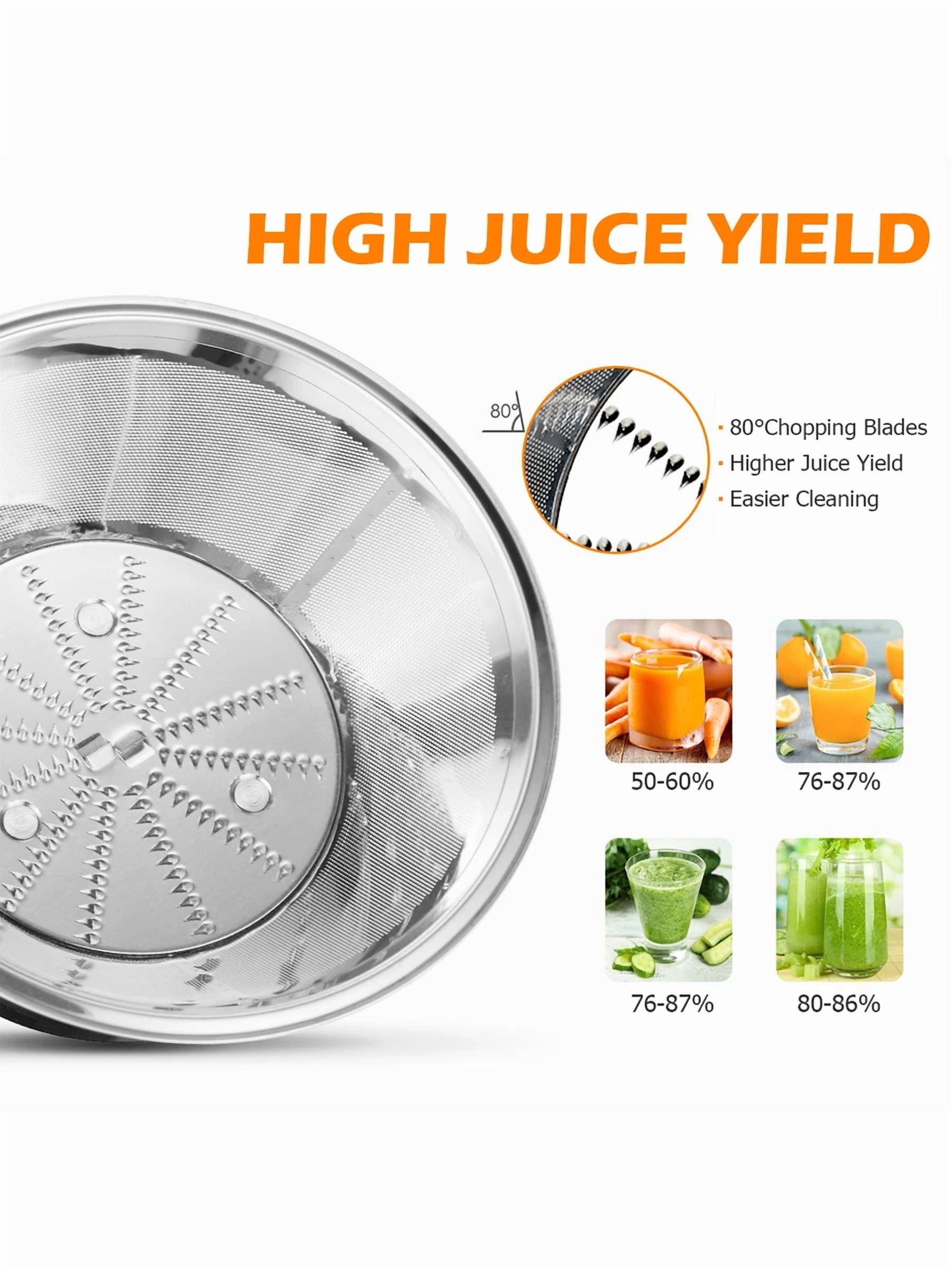 XX Juicer Machine Juicer Extractor Dual Speed W/ 2.5'' Feed Chute