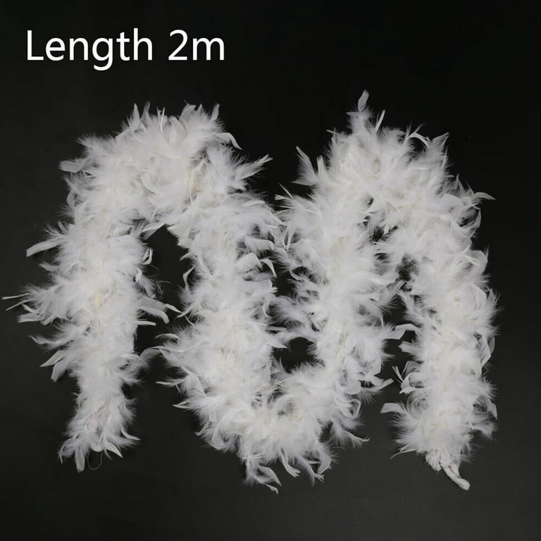 White Feather Boa 