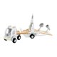 thumbnail image 1 of Juego de Camión de Transporte de Madera, Juguete Educativo de Cohete de Madera para Niños, Niñas Y Niños, 1 of 9