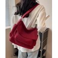 thumbnail image 2 of Kukuzhu Canvas Hobo Bags Message Bag Women Casual Crossbody Shoulder Bag Chic Large Handbag, 2 of 7