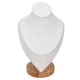 thumbnail image 2 of Soporte Para Exposición De Collares, Soporte Para Joyería 3D De Terciopelo Negro, Base De Madera Estable Con Tela De Felpa, Elegante Soporte Multiusos Para Busto De Joyería Para, 2 of 7