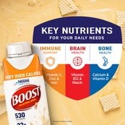 BOOST Very High Calorie Nutritional Protein Drink, Very Vanilla, 8 fl oz, Pack of 24