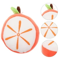 LOLIPPYY Orange Sewers Pin Cushion Fruit Style Cotton Needle Organizer with Stable Stand