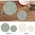 thumbnail image 4 of Pot Holders Trivets Set Cotton Potholders Set, Set of 2, Little Bohemian Flowers Hot Pot Trivets One 9.45 Inch and One 7 Inch for Kitchen Pans Bowl Teapot, 4 of 7