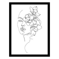 BEAUTY FROM WITHIN FLOWERHEAD Framed Print