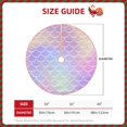 thumbnail image 2 of Fuzoiu Fish Scale1 Print Christmas Tree Skirt,Xmas Christmas Decorations,Xmas Tree Mat for Farmhouse Holiday New Years Home Party Decor Tree Rugs-48", 2 of 6