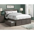 thumbnail image 2 of Leo & Lacey Madison Full Platform Bed  and Storage Drawers in Grey, 2 of 7