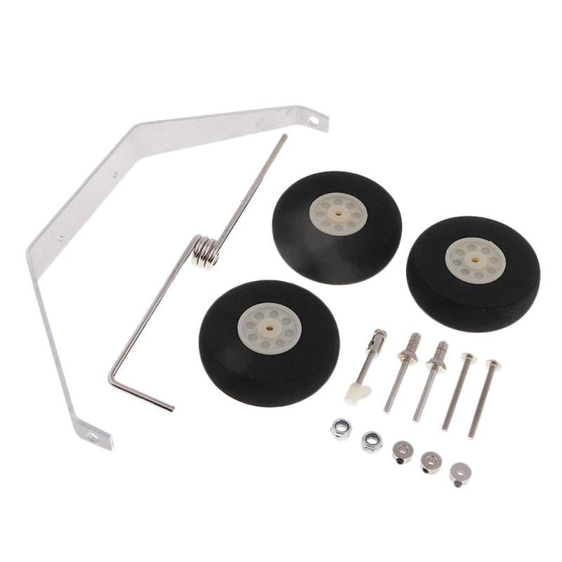 Aluminum Tricycle Landing Gear with Wheels For 182 RC Airplane Model