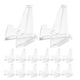 thumbnail image 1 of Support d'Exposition de Pièces en Plastique Durable pour Collectionneurs, Support Transparent à Haute Transparence et Conception Stable, 20 Pcs Format Mini, 1 of 8