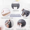 thumbnail image 1 of Blackout French Door Curtains, Room Darkening Shades Small Door Window Curtains and Drapes Thermal Insulated Tricia Door Blinds for Patio Door Doorway, 1 of 3