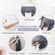 thumbnail image 2 of Blackout Door Curtain - Privacy Thermal Insulated Door Window Curtains Sidelight Curtain Tie up Shade, 2 of 4