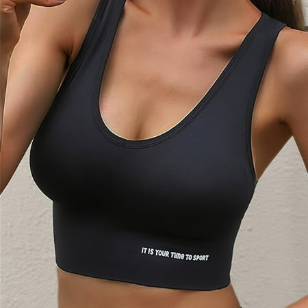 

Padded Push Up Sports Bra High Stretchy Sports Fitness Workout Running Yoga Bra