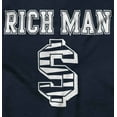 thumbnail image 2 of Cool Rich Man Dollar Sign Money Hoodie Hooded Sweatshirt Men Brisco Brands S, 2 of 6