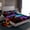 Rainbow, variant on Manfei Multicolor Console Twin Sheet Set,Gamer Rainbow Hexagon,3-Piece