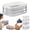 3 Layer, variant on Multi-layer Food Storage Box with Lid, 2026 New Meat Container for Fridge, Ham and Cheese Container for Fridge, Stackable Food Storage Boxes with Lid for Cold Cuts, Cheese, and More