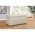 thumbnail image 5 of Sole Designs Angela by  Upholstered Storage Ottoman Bench ParisStorm, 5 of 5