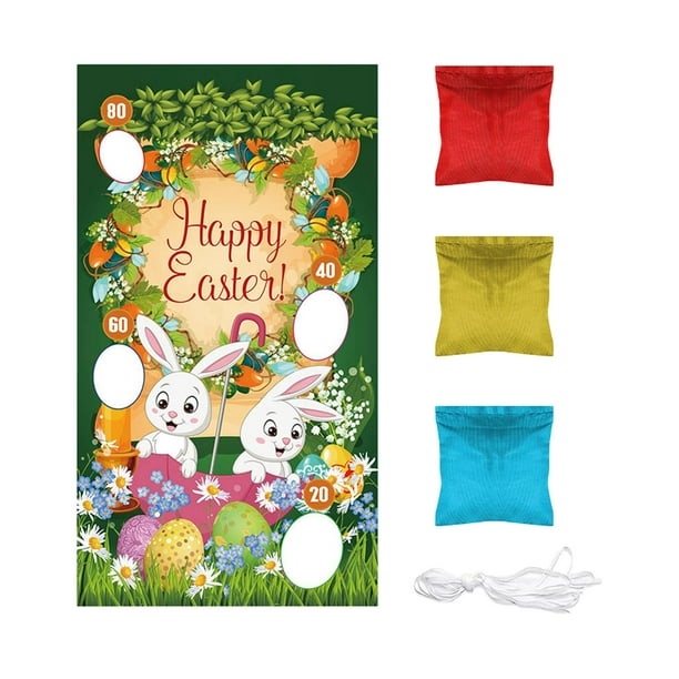 Juego De Lanzamiento Banner Suministros Para Fiestas Juguetes Picnics Juegos De Lanzamiento De Conejitos Reutilizables Estilo B