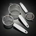 thumbnail image 6 of Hecteas Funnel - Kitchen Funnel - Kitchen Spoon Stainless Steel Fine Mesh Food Strainer Spoon for Grease Foam(1X Kitchen Gadget Leak Net - Silver), 6 of 6